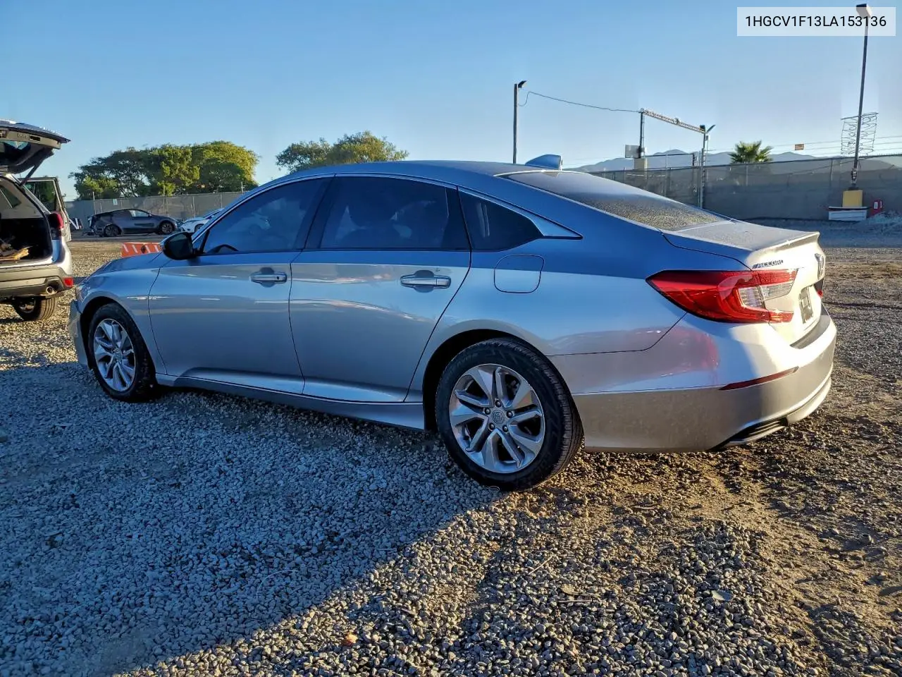1HGCV1F13LA153136 2020 Honda Accord Lx