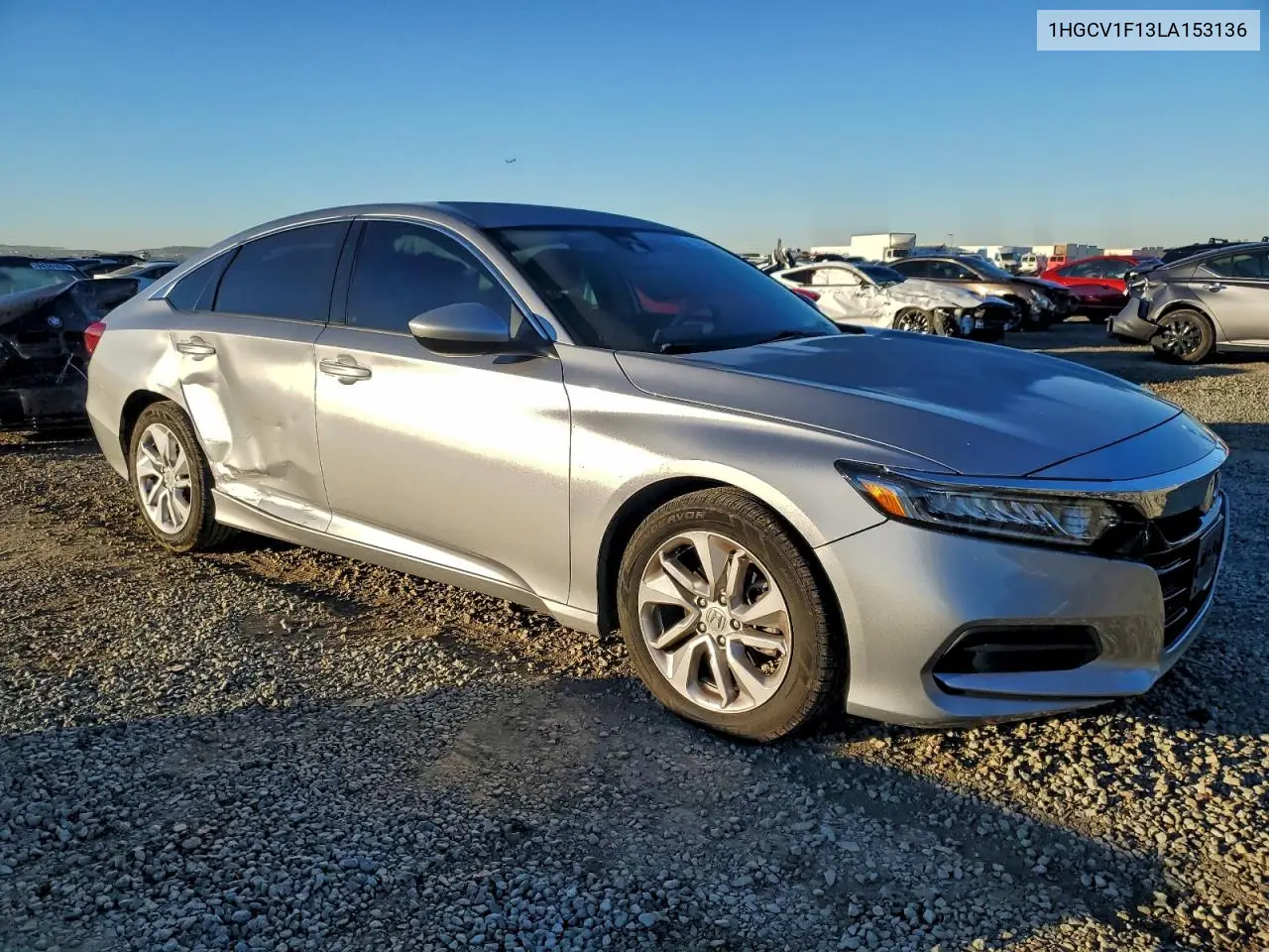 1HGCV1F13LA153136 2020 Honda Accord Lx