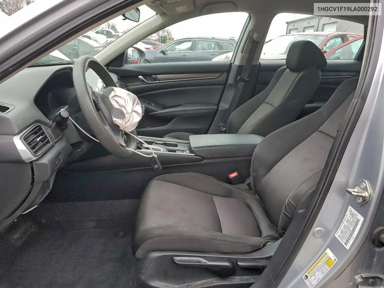 1HGCV1F19LA000292 2020 Honda Accord Lx
