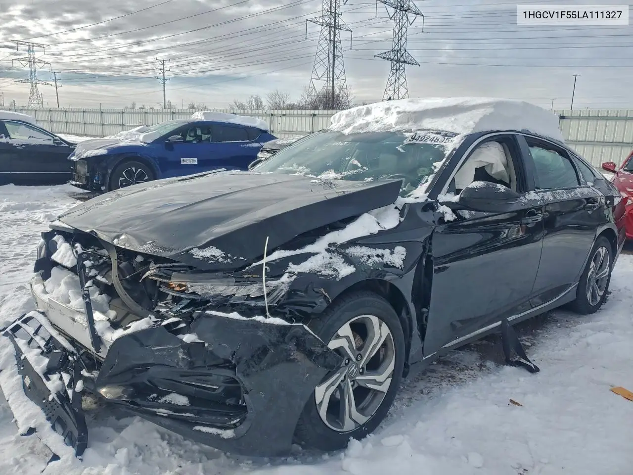 1HGCV1F55LA111327 2020 Honda Accord Exl
