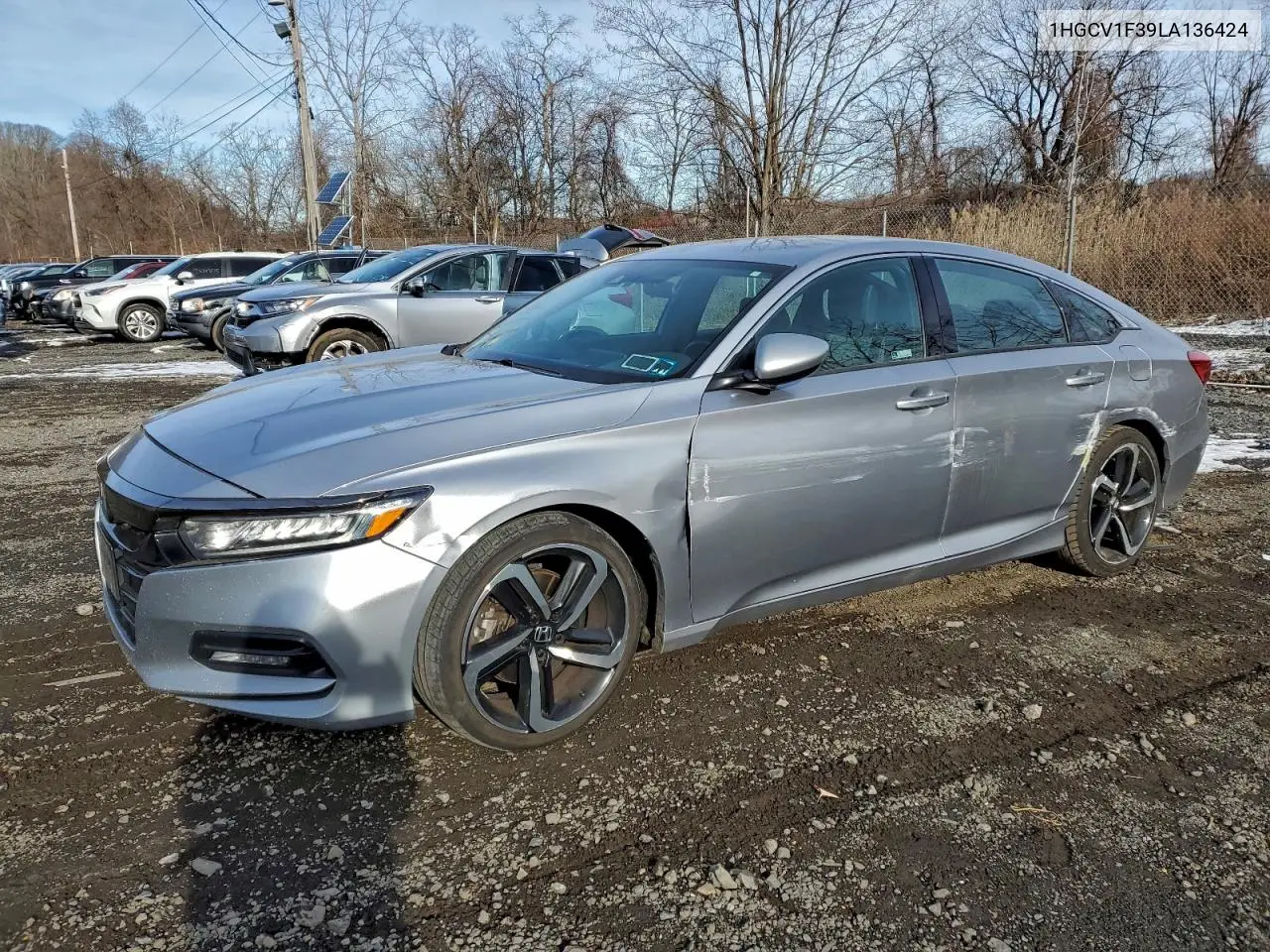 1HGCV1F39LA136424 2020 Honda Accord Sport