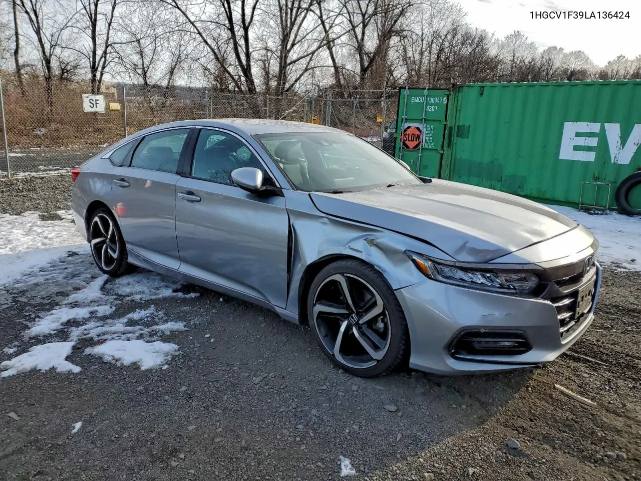 1HGCV1F39LA136424 2020 Honda Accord Sport