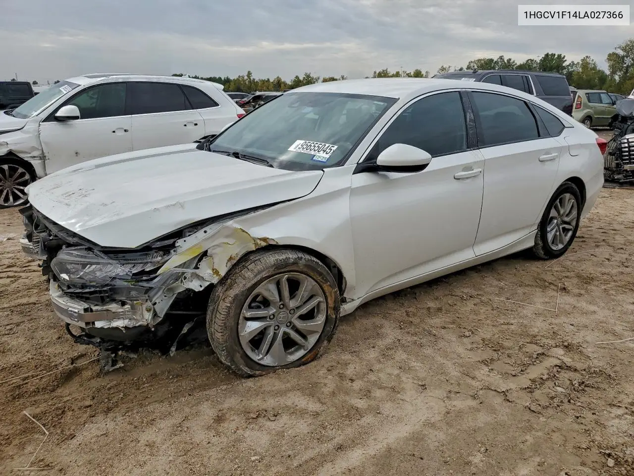 1HGCV1F14LA027366 2020 Honda Accord Lx