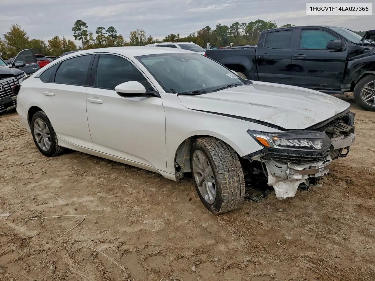 1HGCV1F14LA027366 2020 Honda Accord Lx