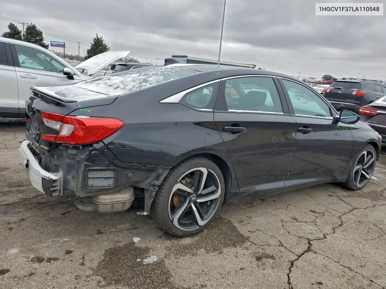 1HGCV1F37LA110548 2020 Honda Accord Sport