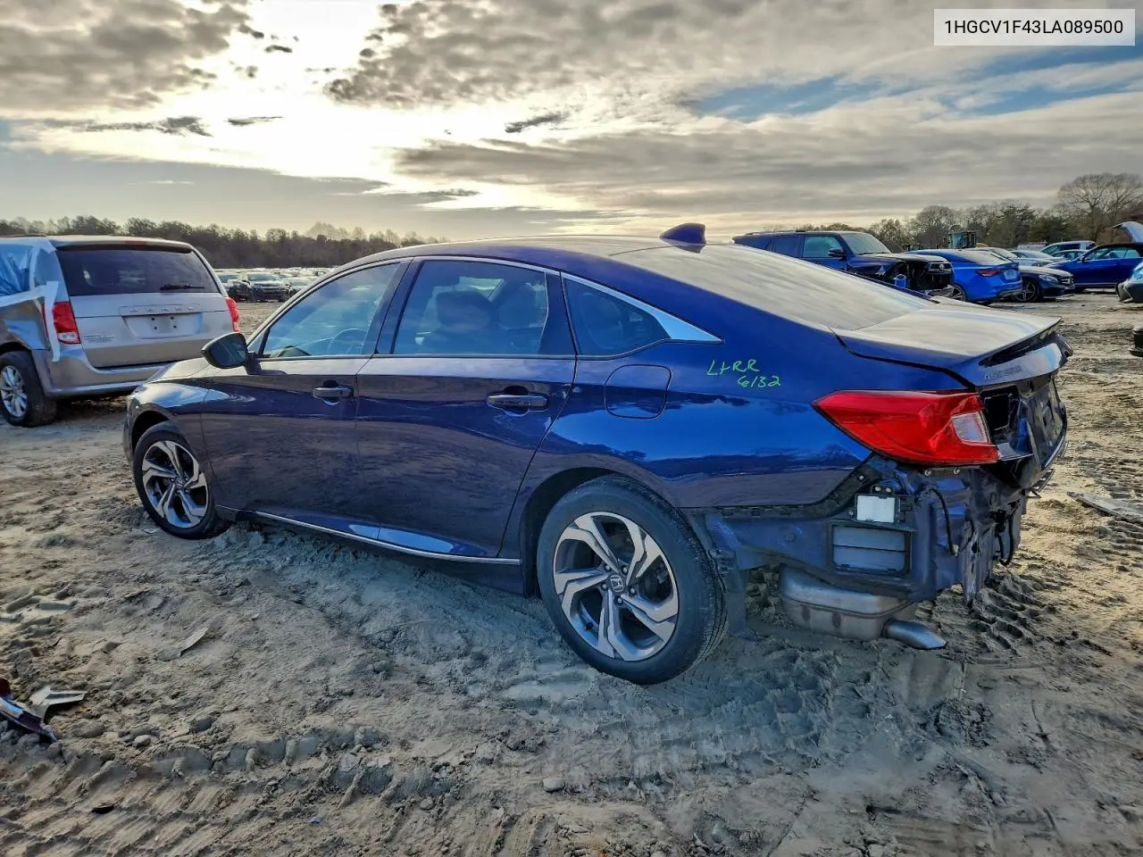 1HGCV1F43LA089500 2020 Honda Accord Ex