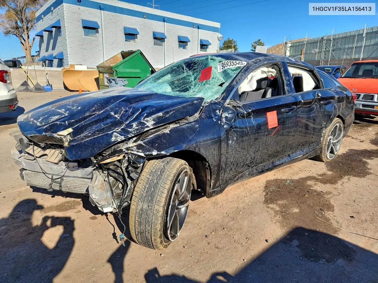 1HGCV1F35LA156413 2020 Honda Accord Sport