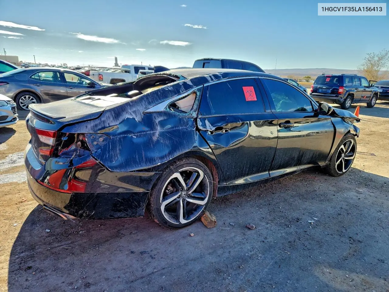 1HGCV1F35LA156413 2020 Honda Accord Sport