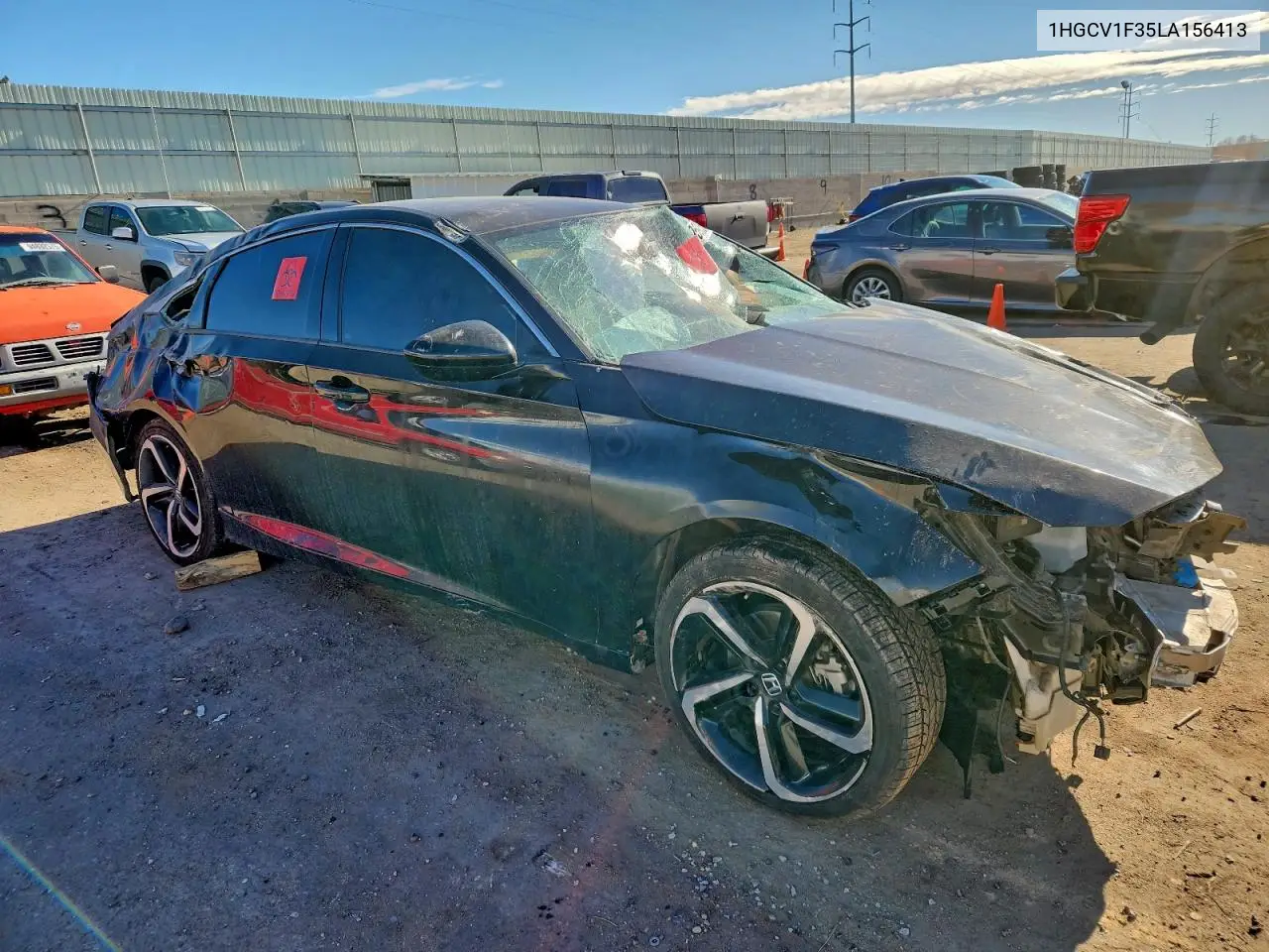 1HGCV1F35LA156413 2020 Honda Accord Sport