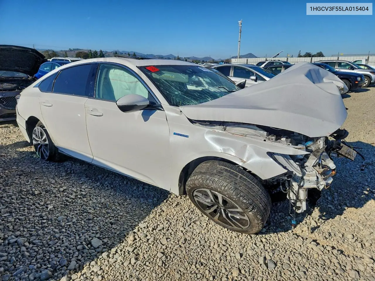 1HGCV3F55LA015404 2020 Honda Accord Hybrid Exl