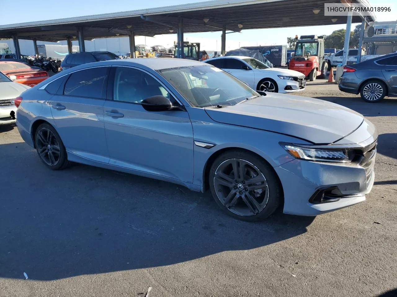 2021 Honda Accord Sport Se VIN: 1HGCV1F49MA018996 Lot: 70507944