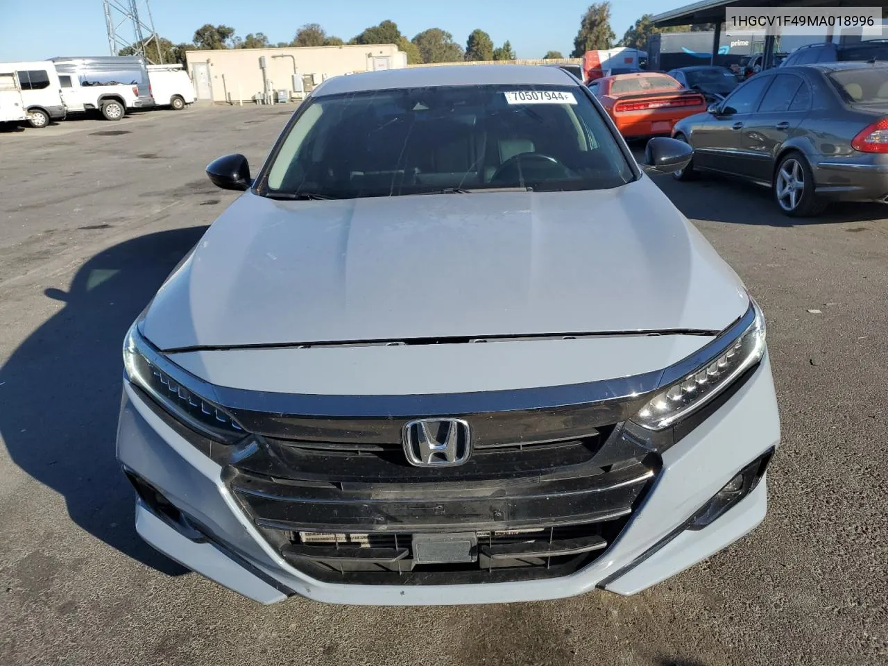 2021 Honda Accord Sport Se VIN: 1HGCV1F49MA018996 Lot: 70507944