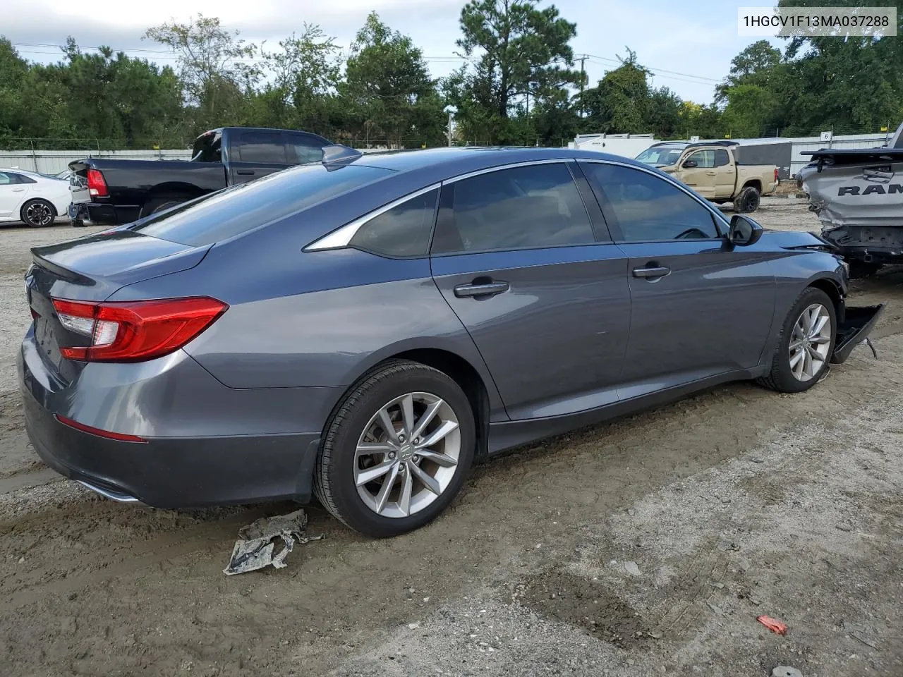 2021 Honda Accord Lx VIN: 1HGCV1F13MA037288 Lot: 73058234