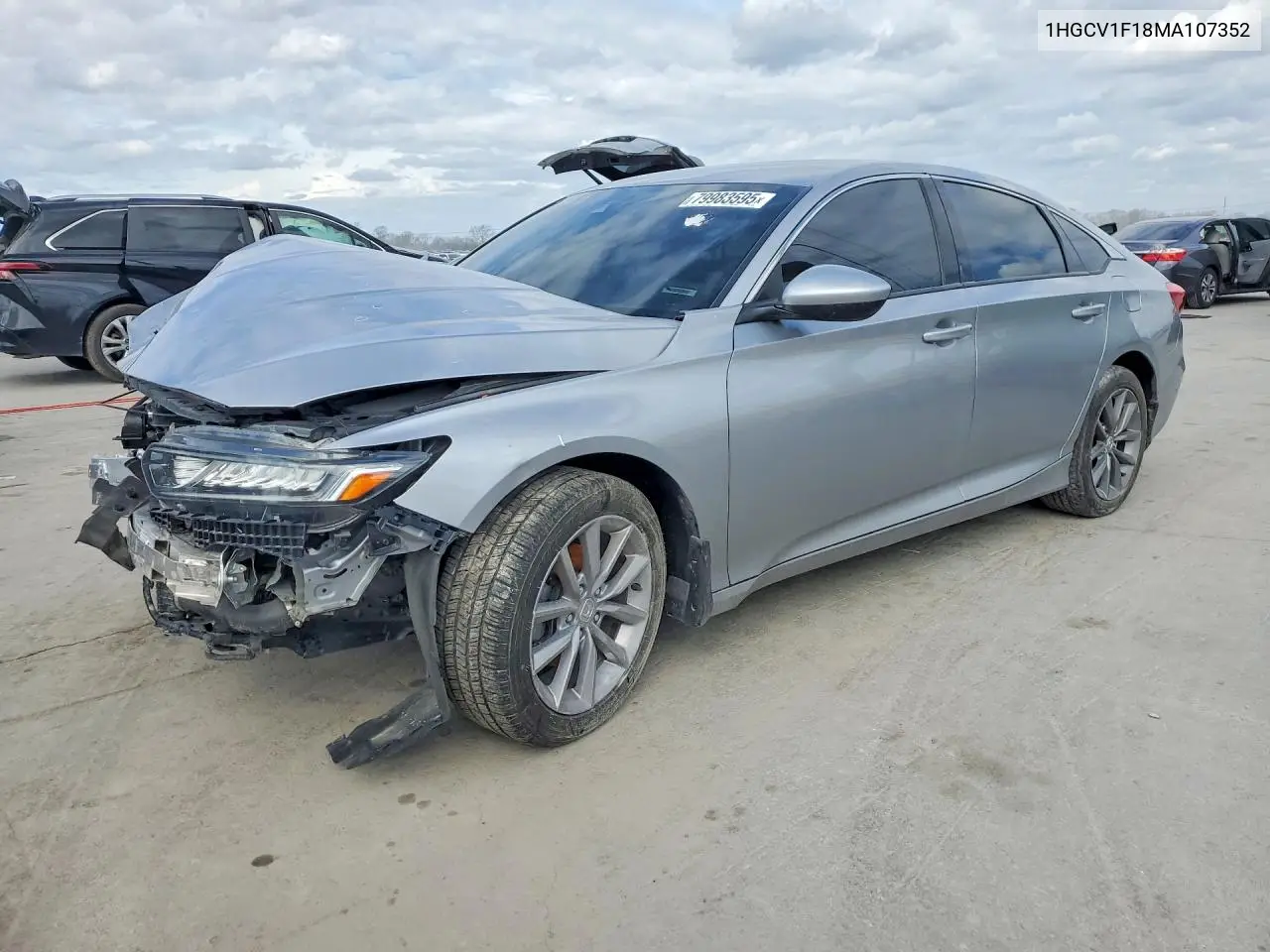 1HGCV1F18MA107352 2021 Honda Accord Lx