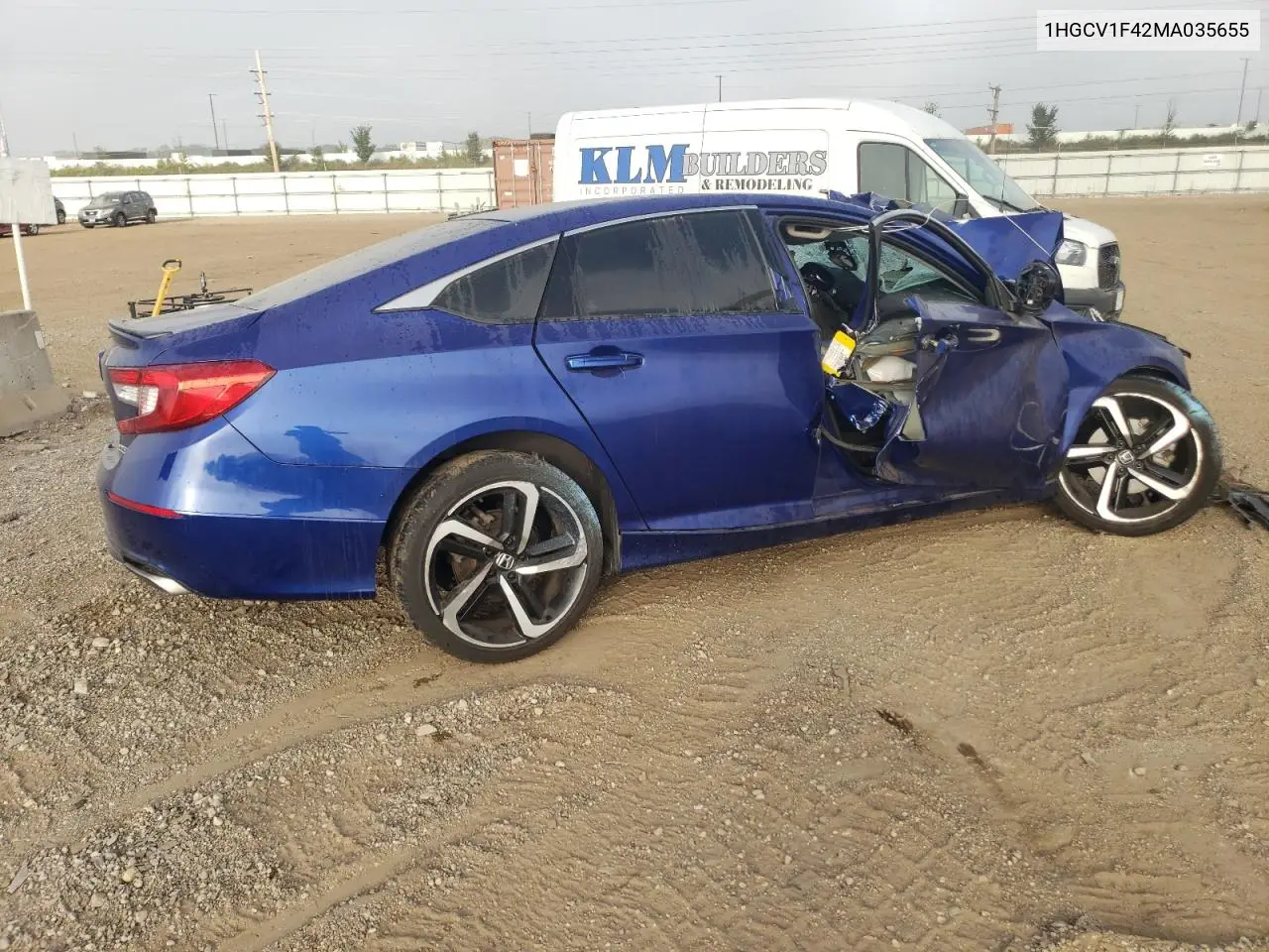 1HGCV1F42MA035655 2021 Honda Accord Sport Se