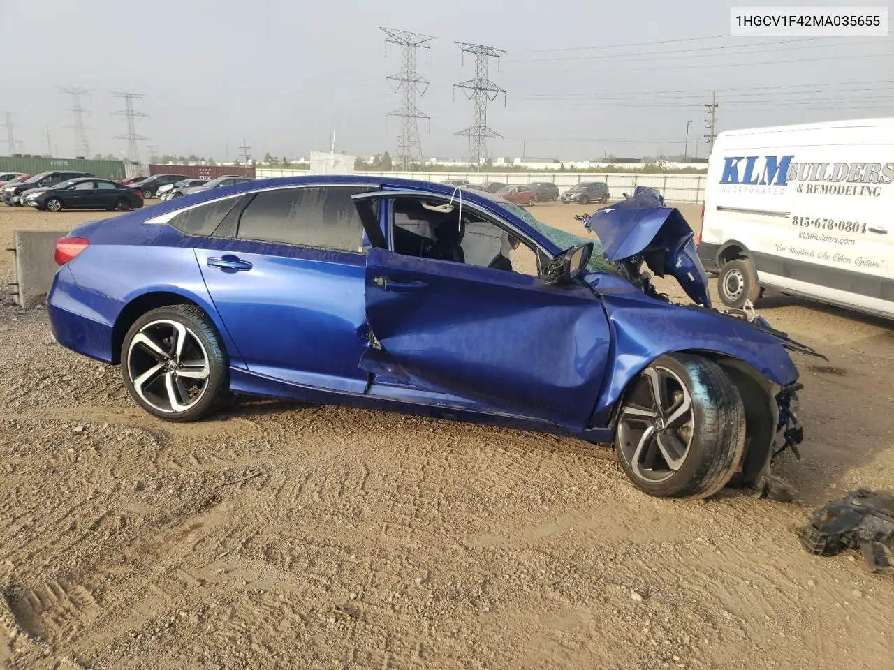 1HGCV1F42MA035655 2021 Honda Accord Sport Se