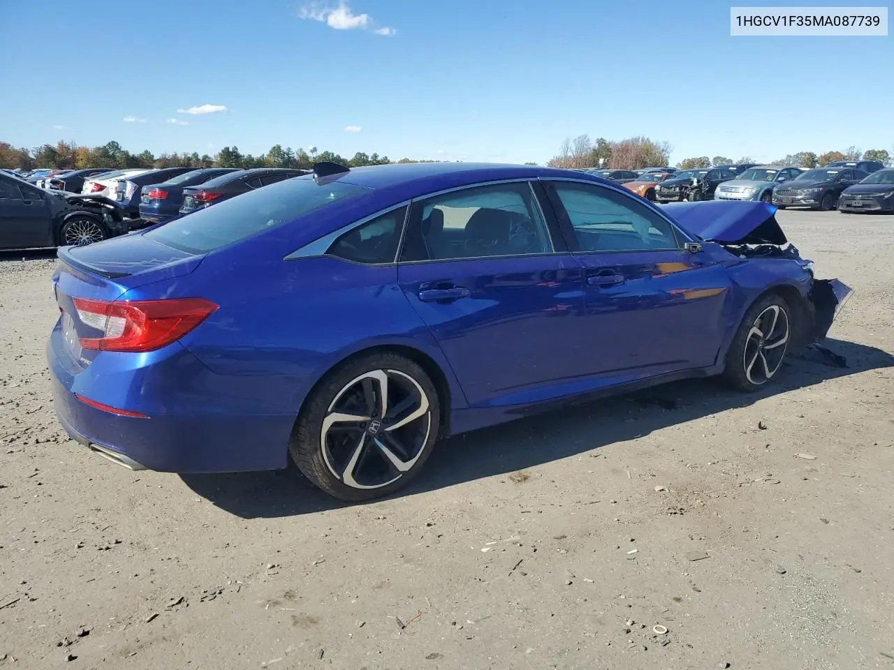 1HGCV1F35MA087739 2021 Honda Accord Sport