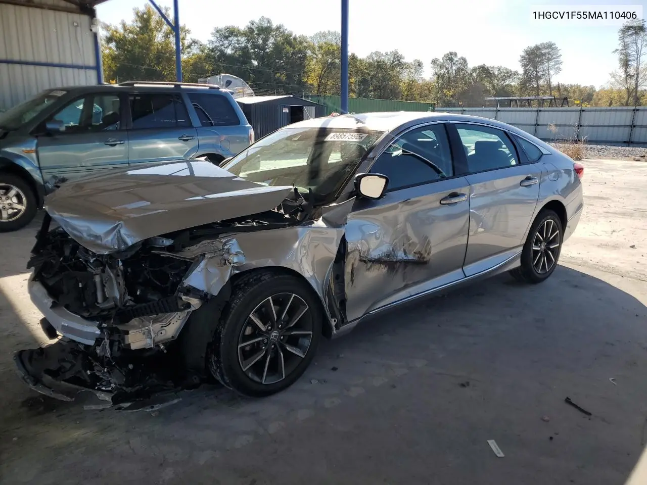 1HGCV1F55MA110406 2021 Honda Accord Exl