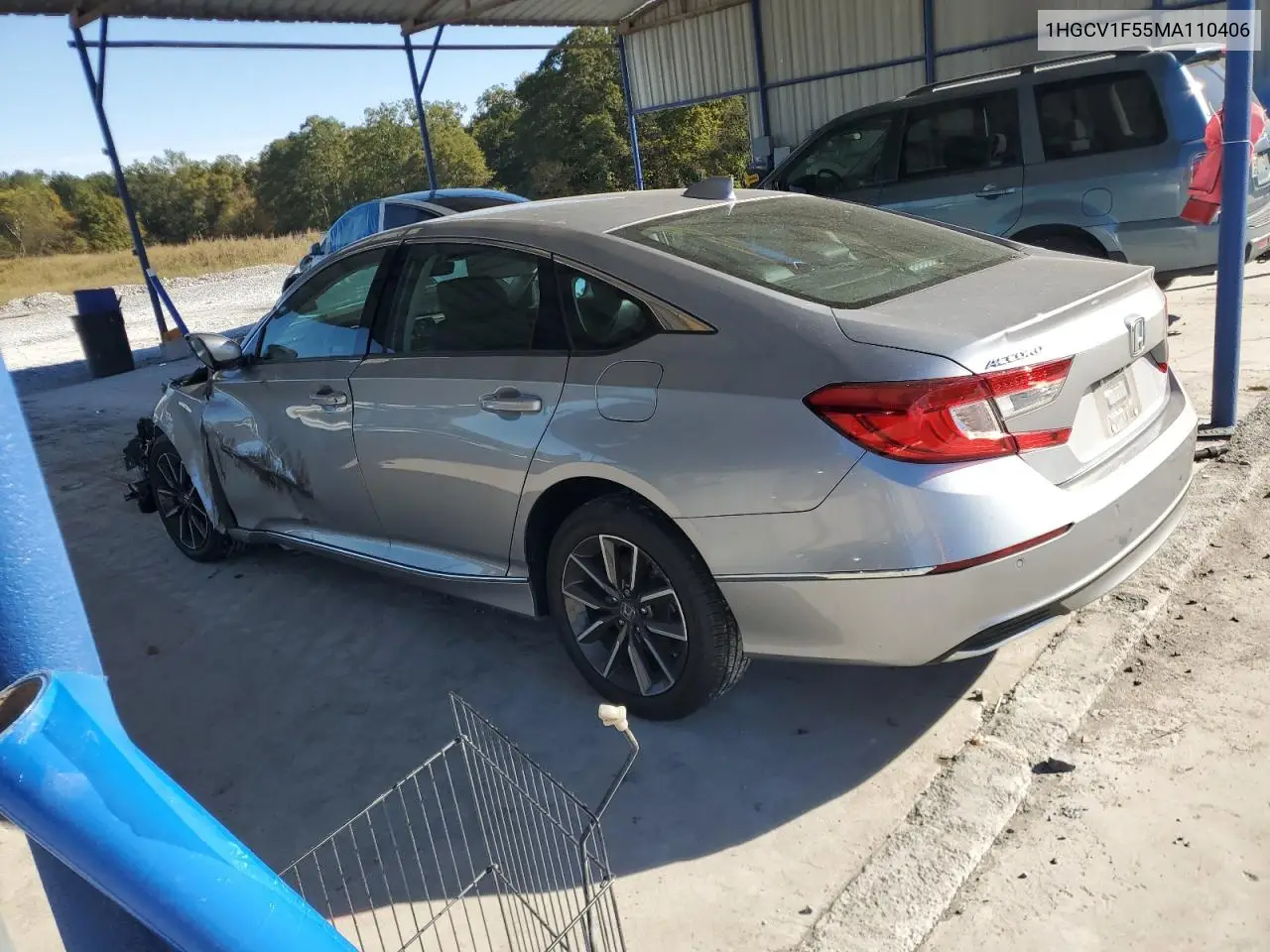 1HGCV1F55MA110406 2021 Honda Accord Exl