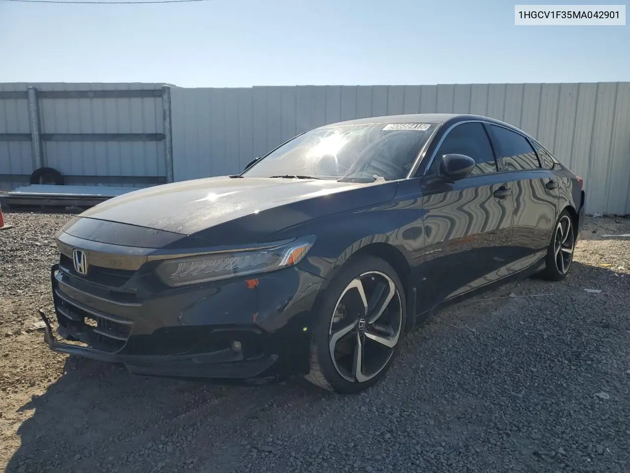 1HGCV1F35MA042901 2021 Honda Accord Sport