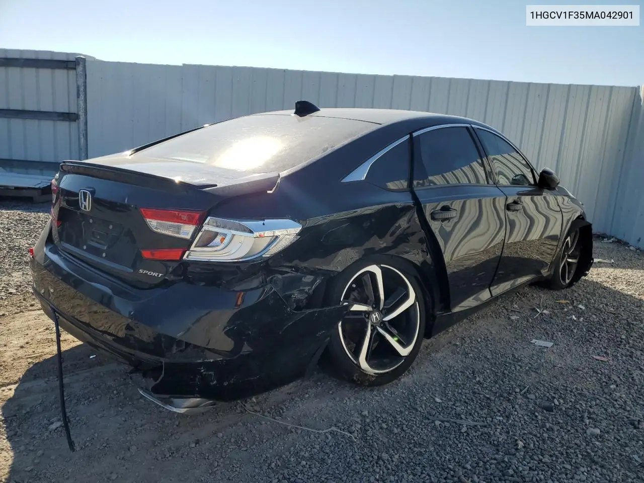 1HGCV1F35MA042901 2021 Honda Accord Sport
