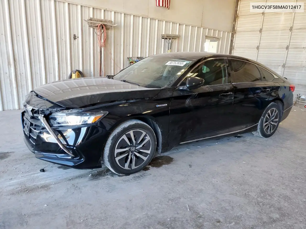 1HGCV3F58MA012417 2021 Honda Accord Hybrid Exl