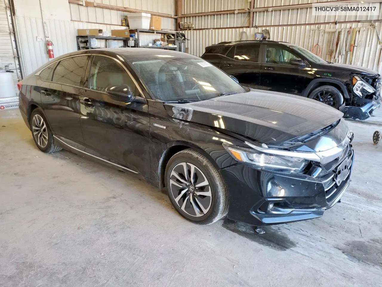 1HGCV3F58MA012417 2021 Honda Accord Hybrid Exl