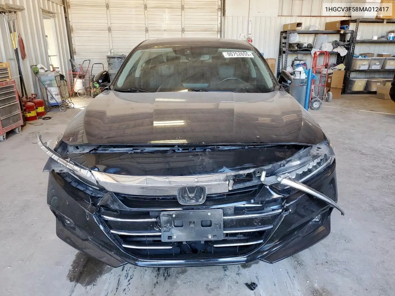 1HGCV3F58MA012417 2021 Honda Accord Hybrid Exl