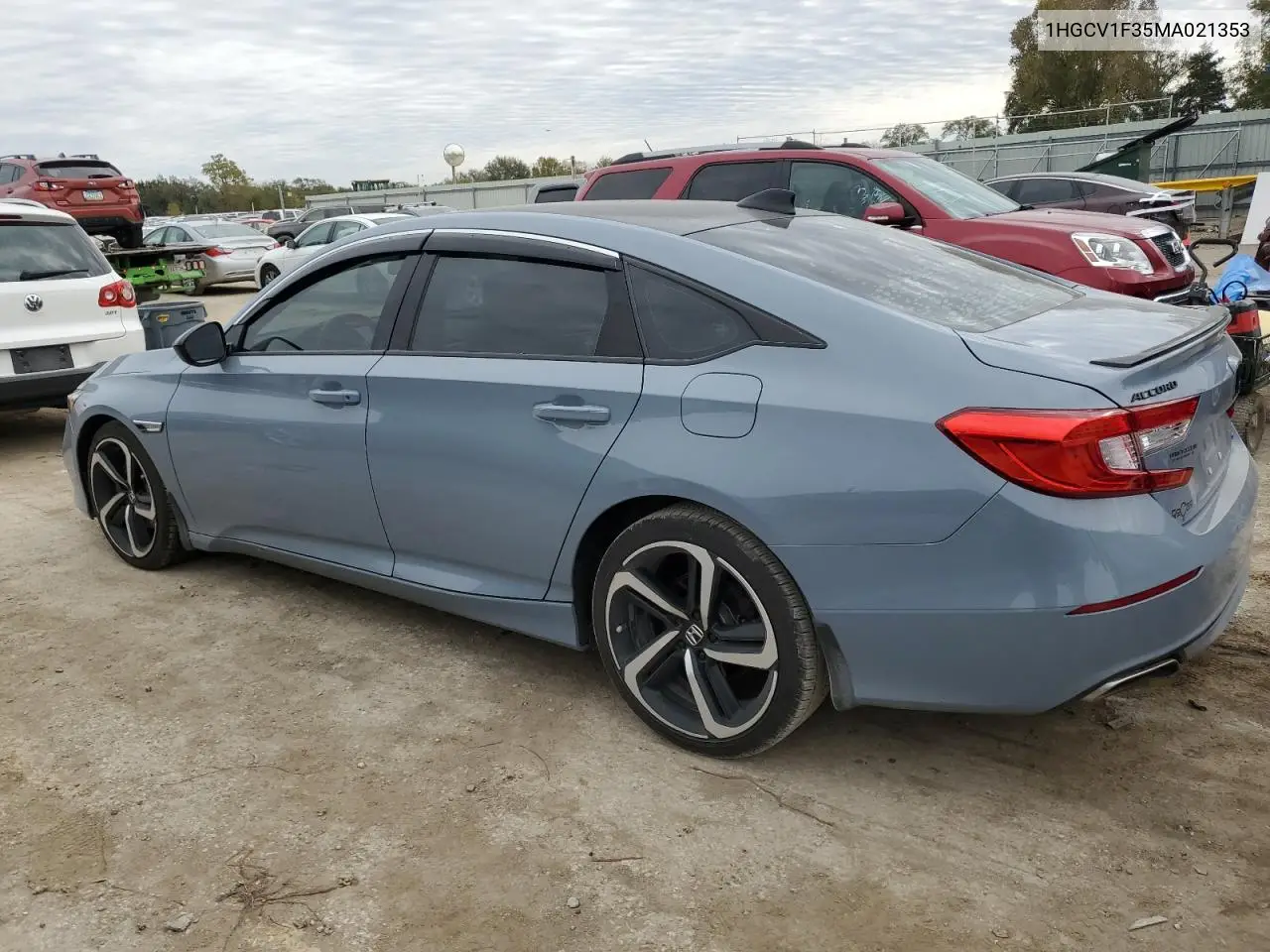 1HGCV1F35MA021353 2021 Honda Accord Sport