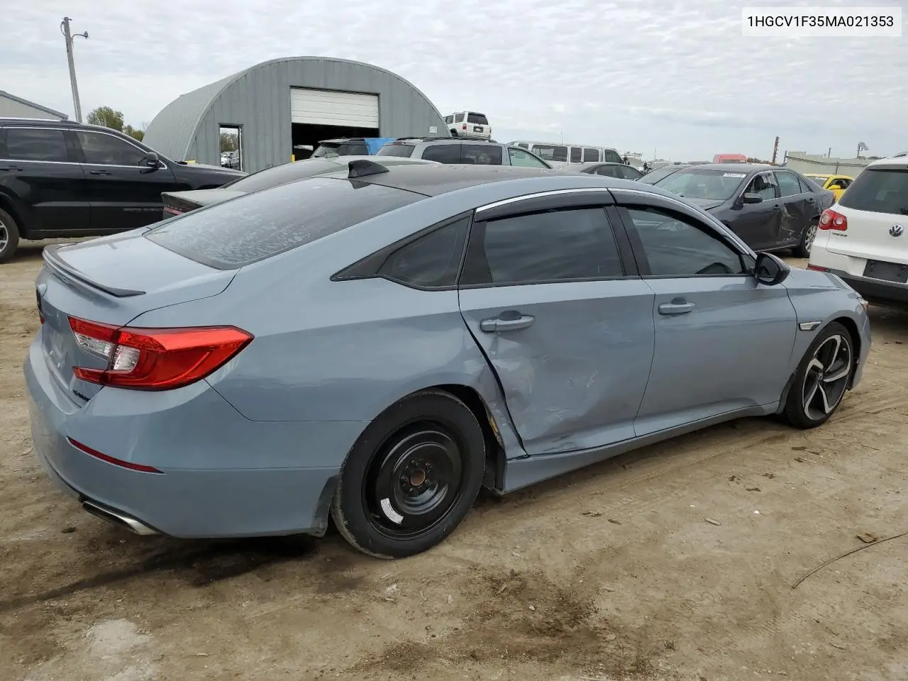 1HGCV1F35MA021353 2021 Honda Accord Sport