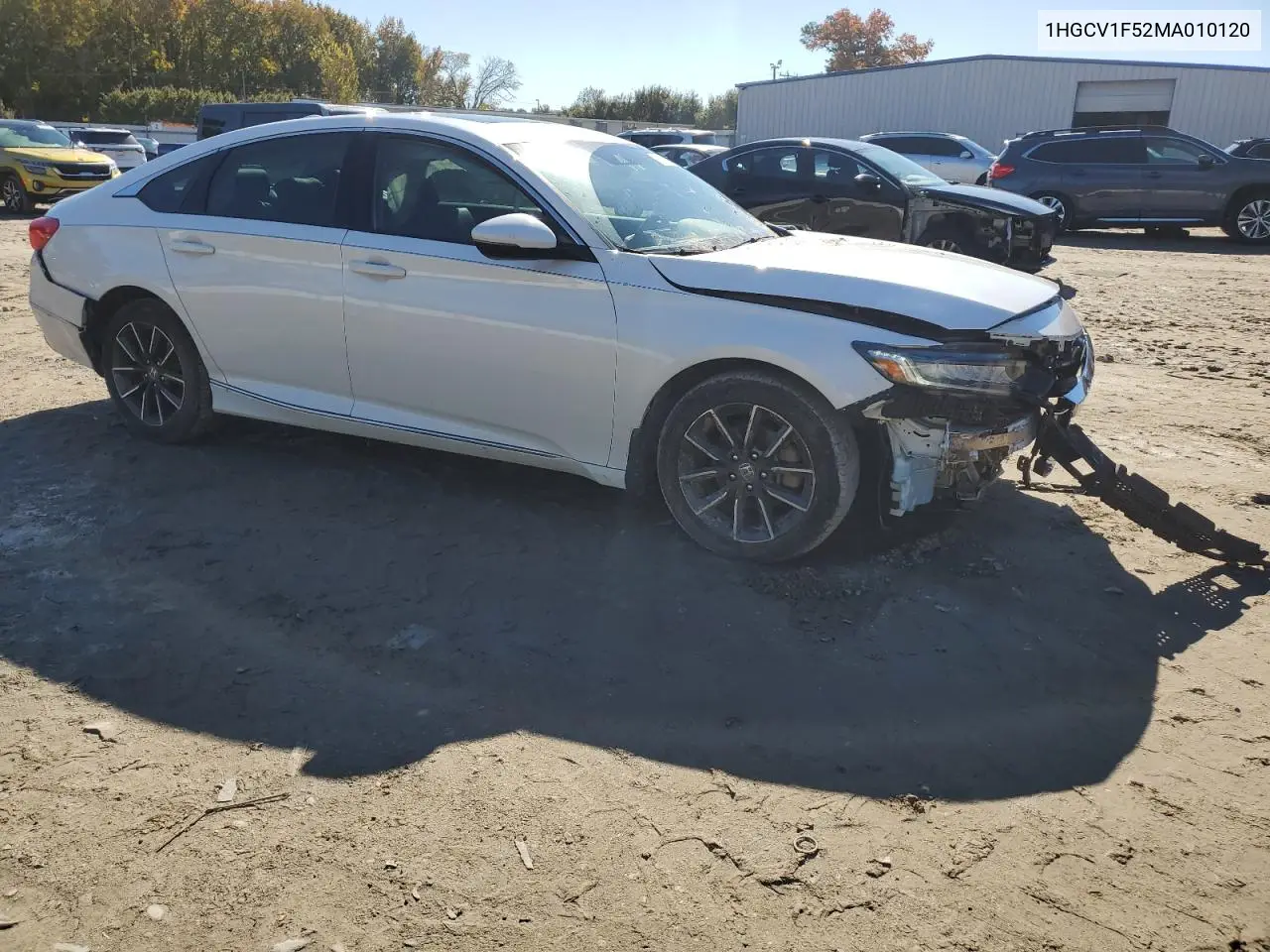 1HGCV1F52MA010120 2021 Honda Accord Exl