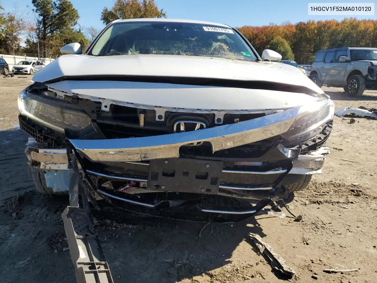 1HGCV1F52MA010120 2021 Honda Accord Exl