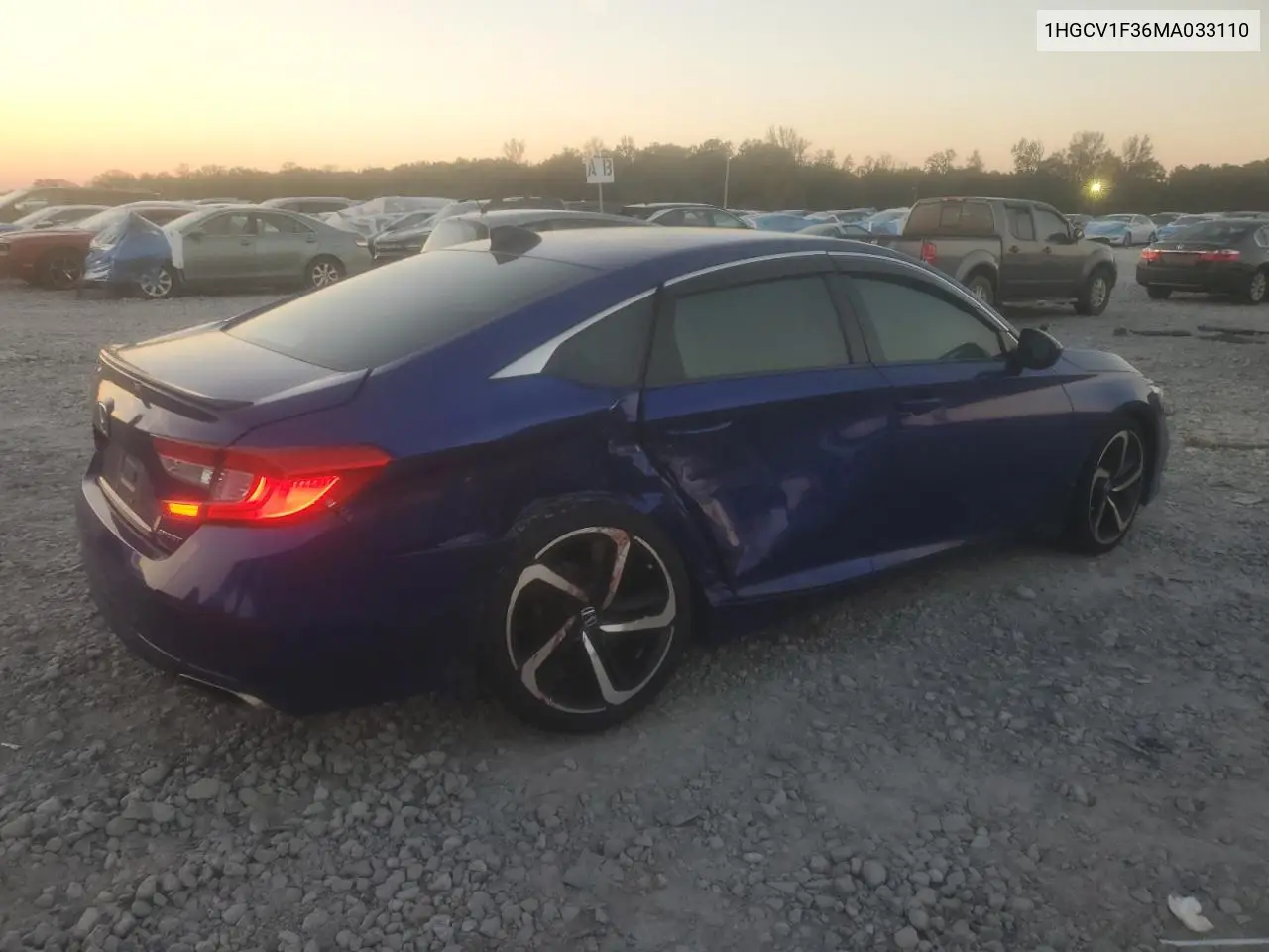 1HGCV1F36MA033110 2021 Honda Accord Sport
