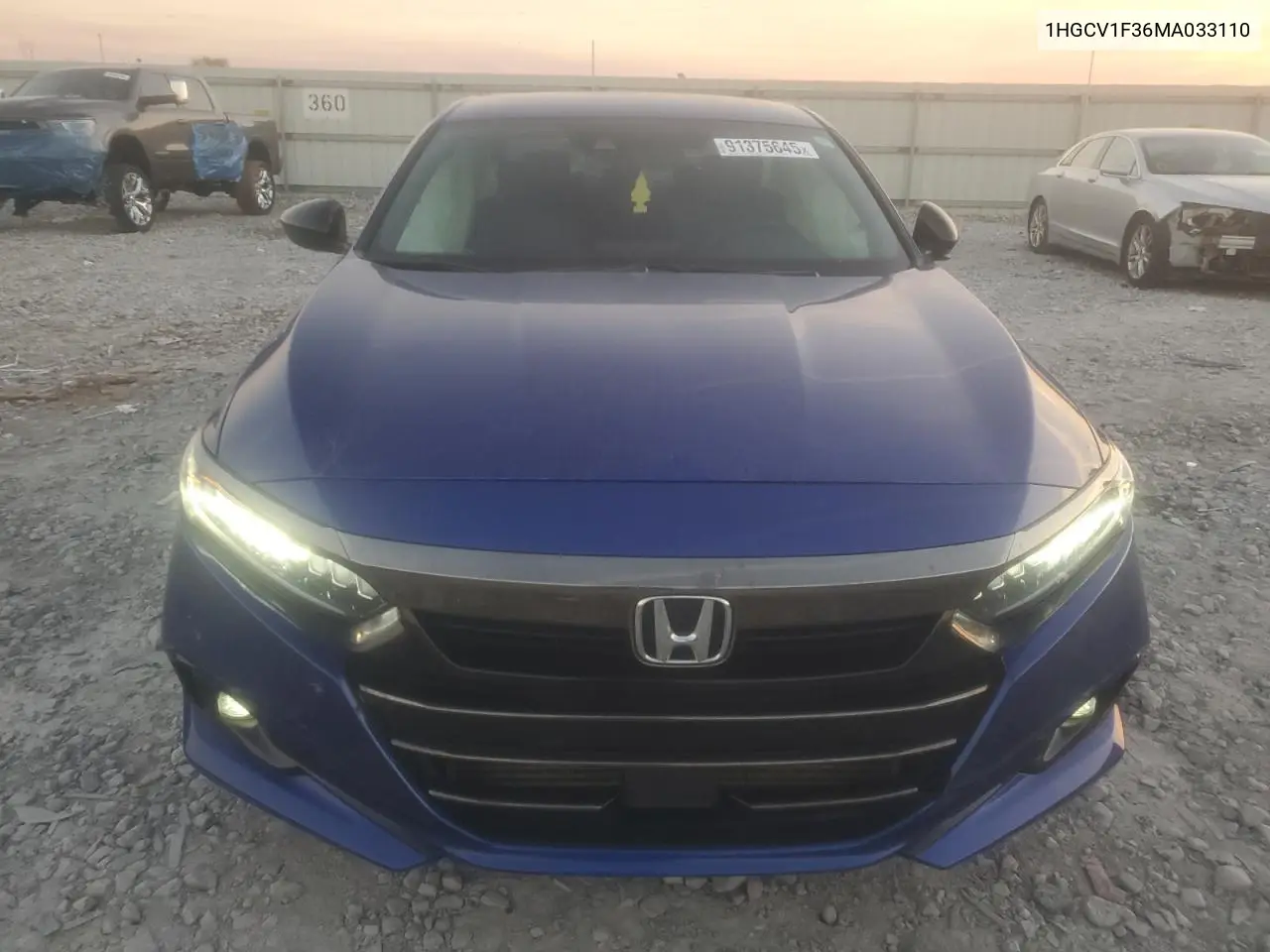 1HGCV1F36MA033110 2021 Honda Accord Sport