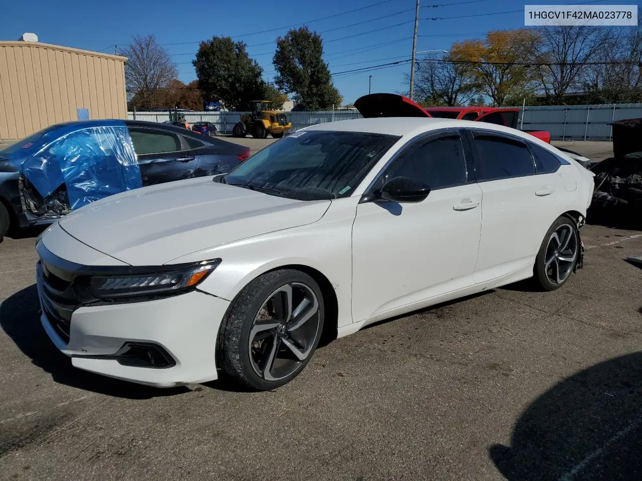 1HGCV1F42MA023778 2021 Honda Accord Sport Se