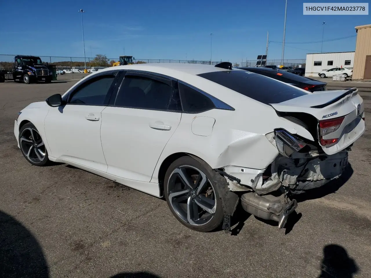 1HGCV1F42MA023778 2021 Honda Accord Sport Se