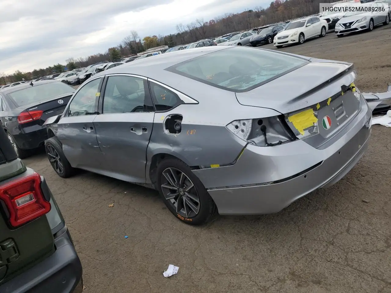 1HGCV1F52MA089286 2021 Honda Accord Exl