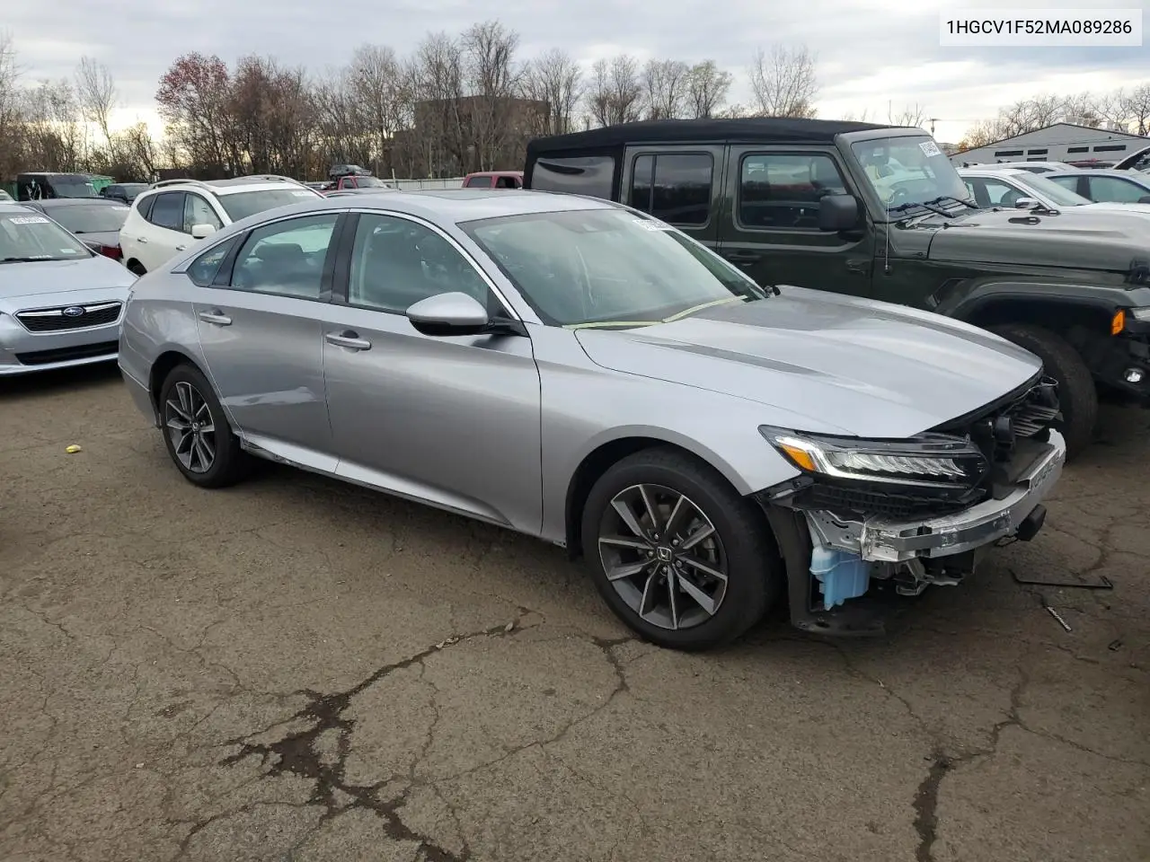 1HGCV1F52MA089286 2021 Honda Accord Exl