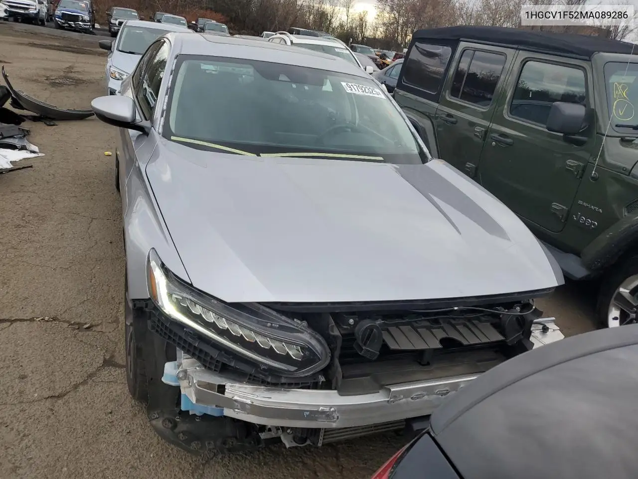 1HGCV1F52MA089286 2021 Honda Accord Exl