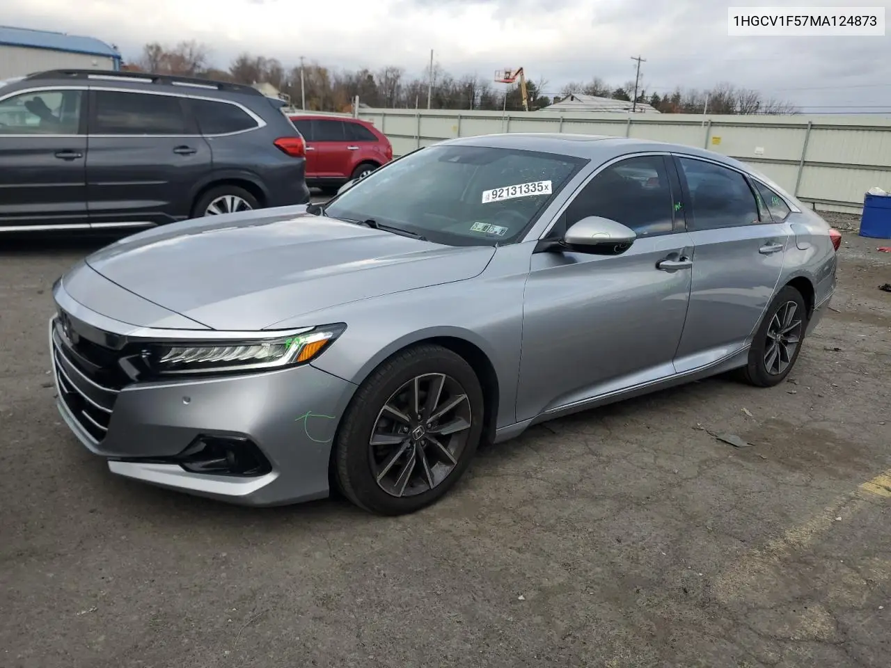 1HGCV1F57MA124873 2021 Honda Accord Exl