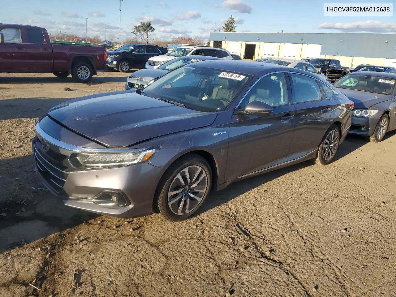 1HGCV3F52MA012638 2021 Honda Accord Hybrid Exl