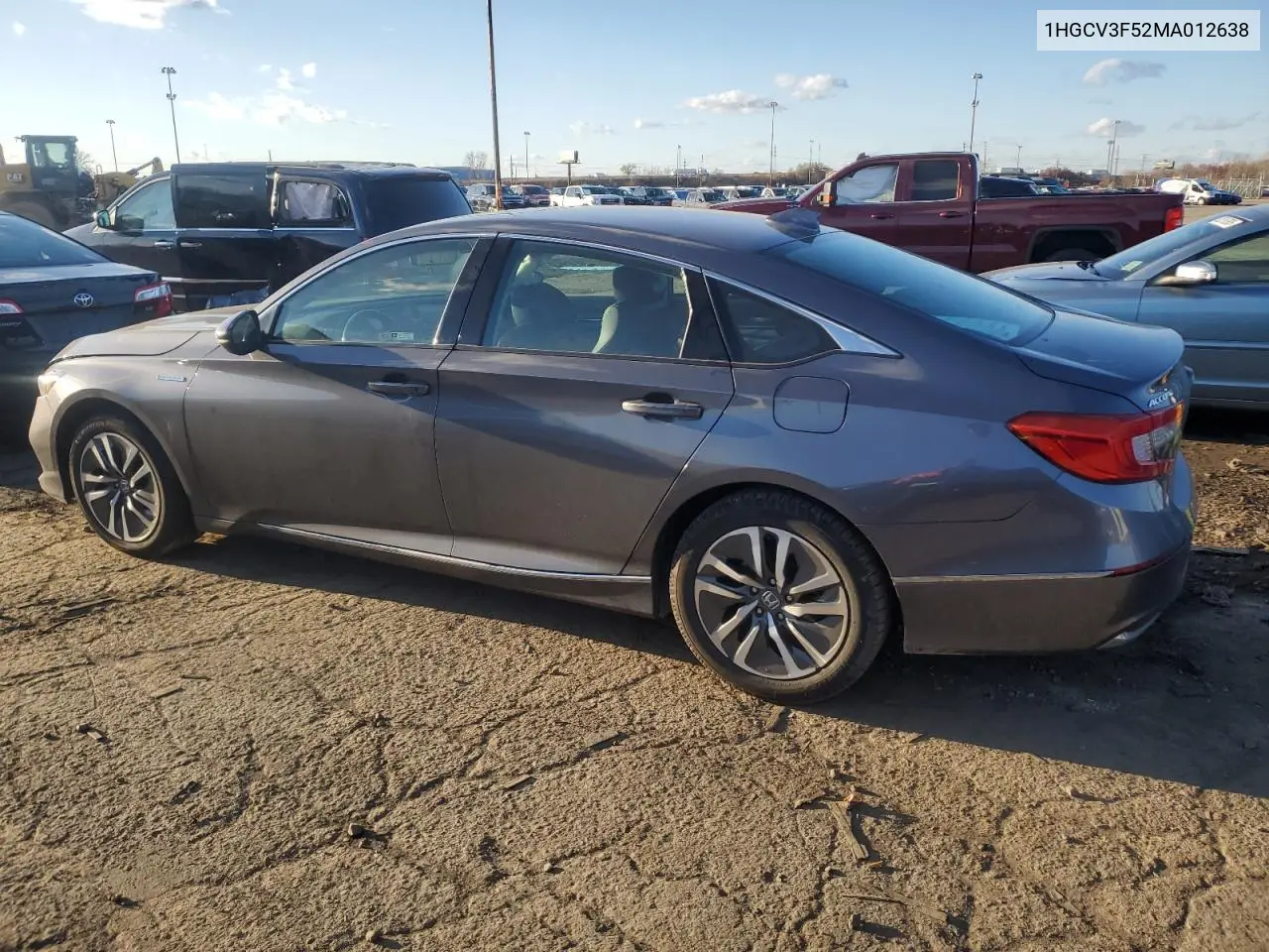 1HGCV3F52MA012638 2021 Honda Accord Hybrid Exl