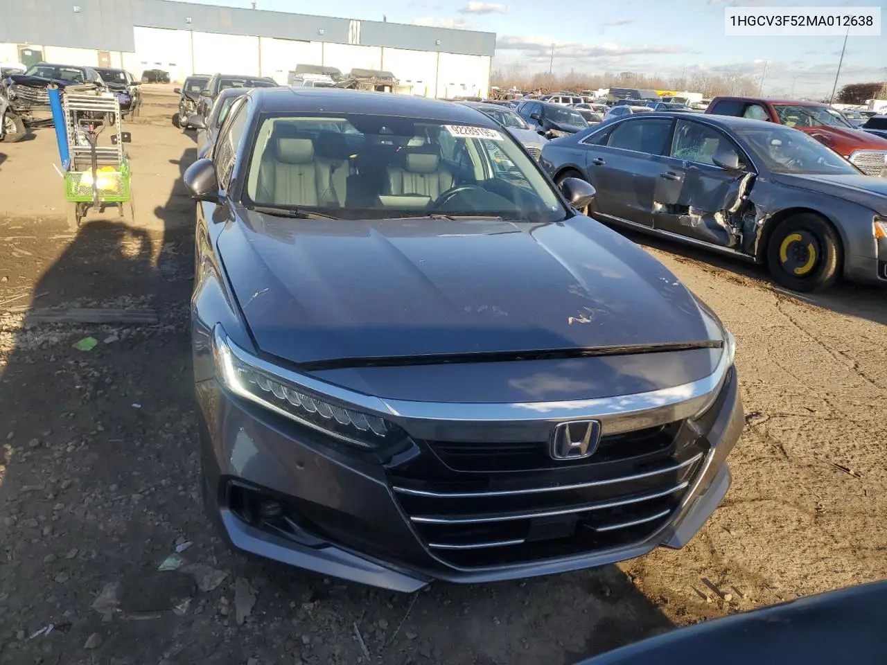 1HGCV3F52MA012638 2021 Honda Accord Hybrid Exl