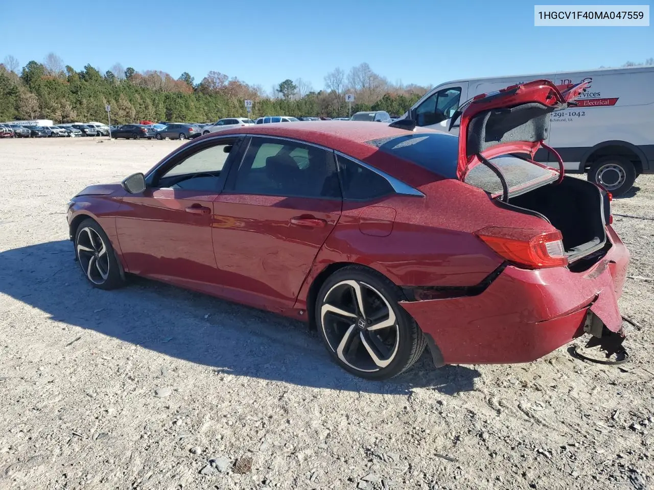 1HGCV1F40MA047559 2021 Honda Accord Sport Se