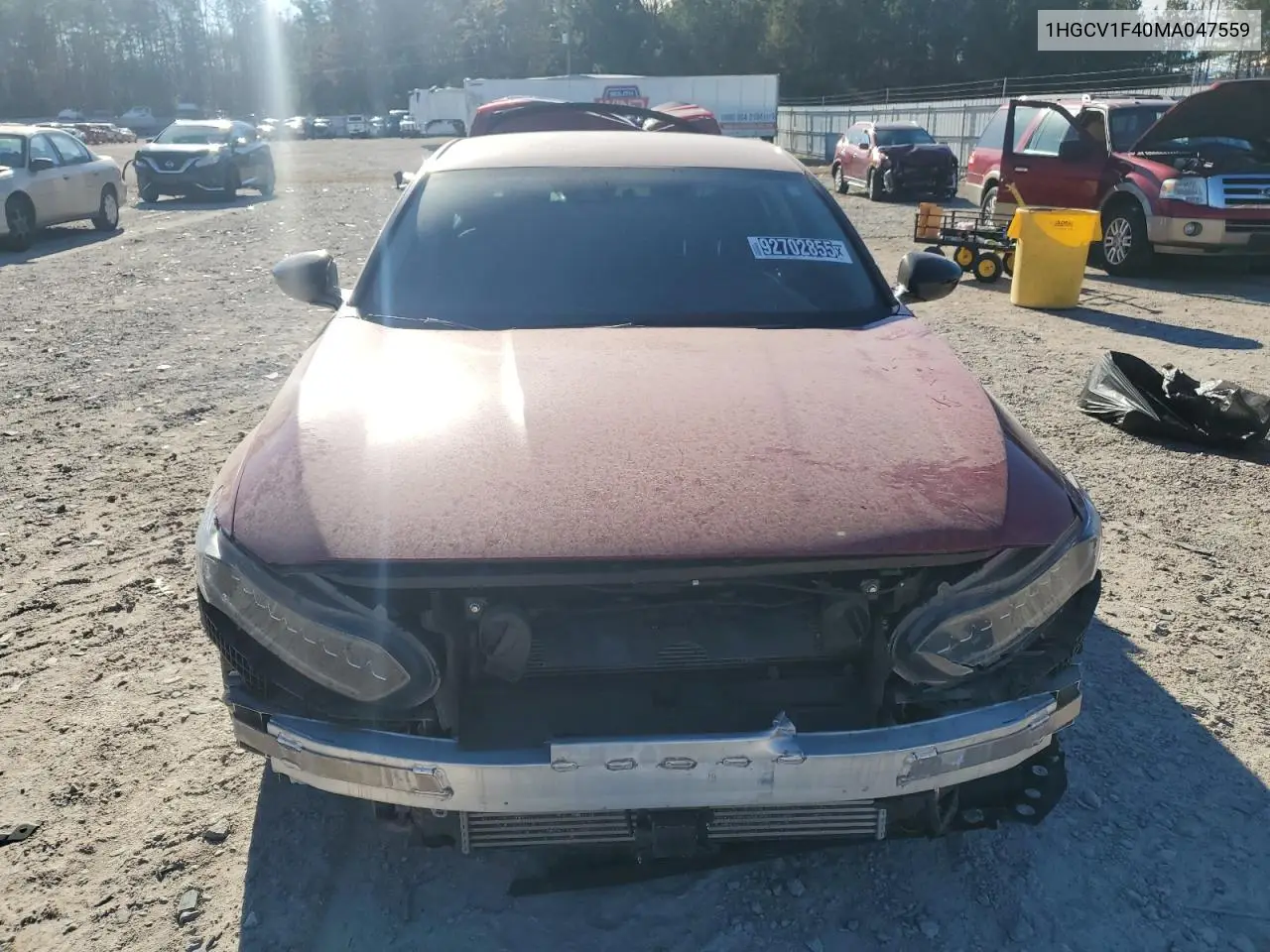 1HGCV1F40MA047559 2021 Honda Accord Sport Se