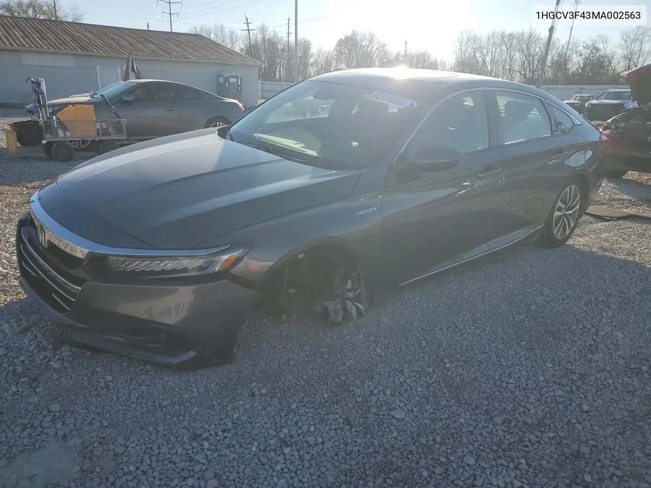 1HGCV3F43MA002563 2021 Honda Accord Hybrid Ex