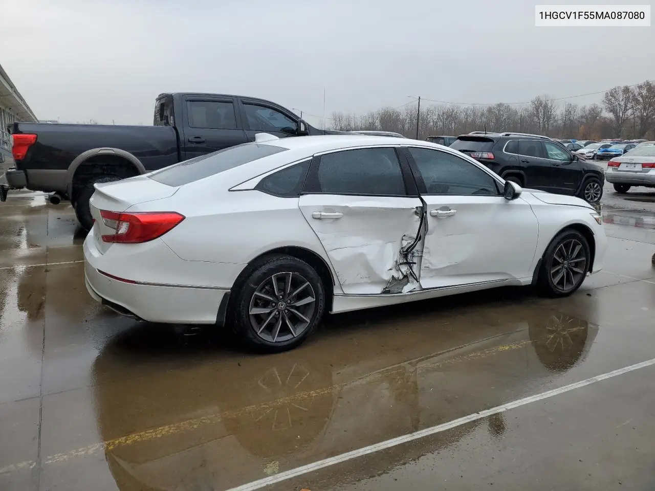 1HGCV1F55MA087080 2021 Honda Accord Exl