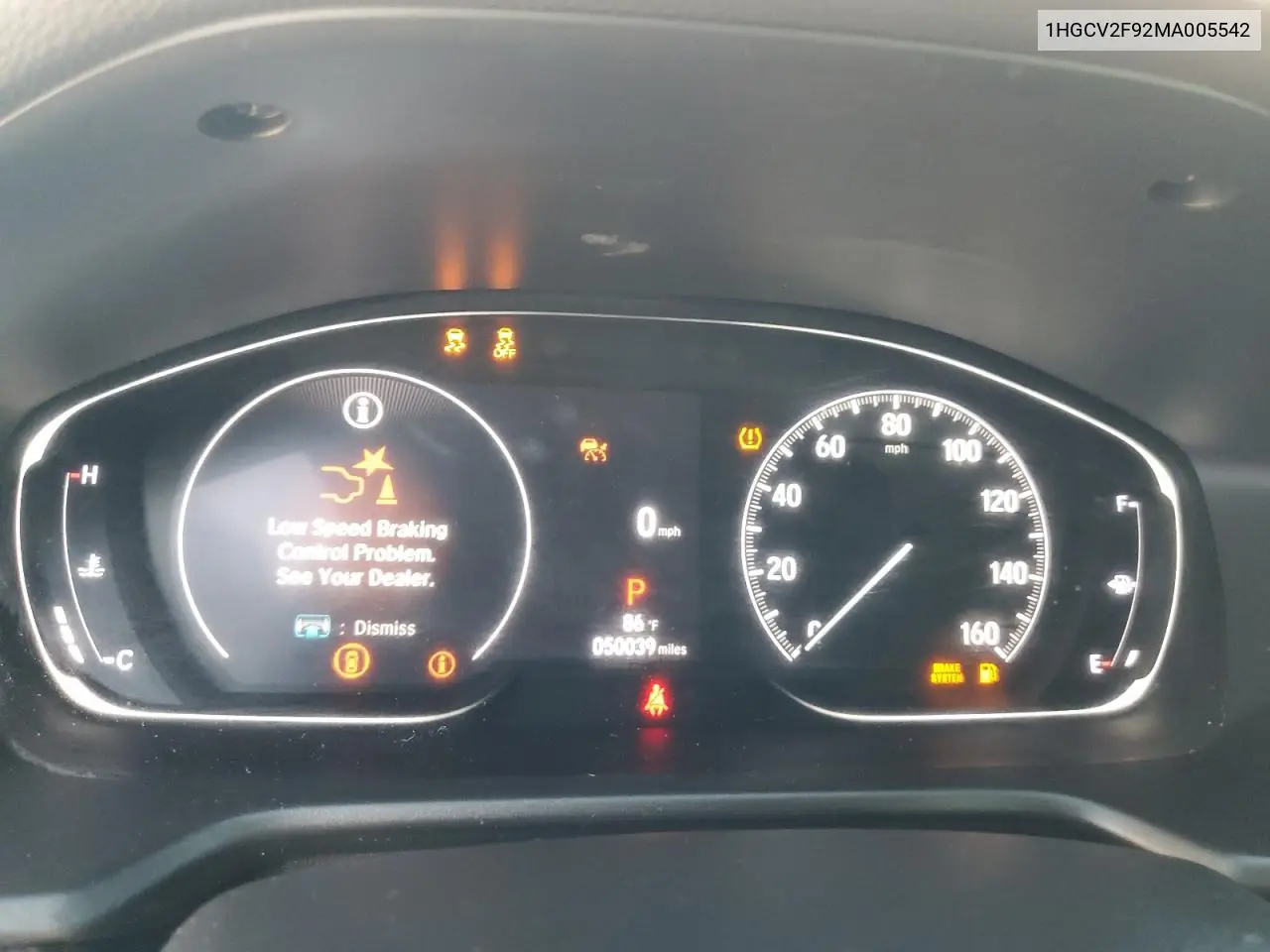 1HGCV2F92MA005542 2021 Honda Accord Touring