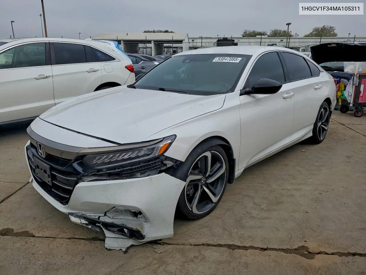 1HGCV1F34MA105311 2021 Honda Accord Sport