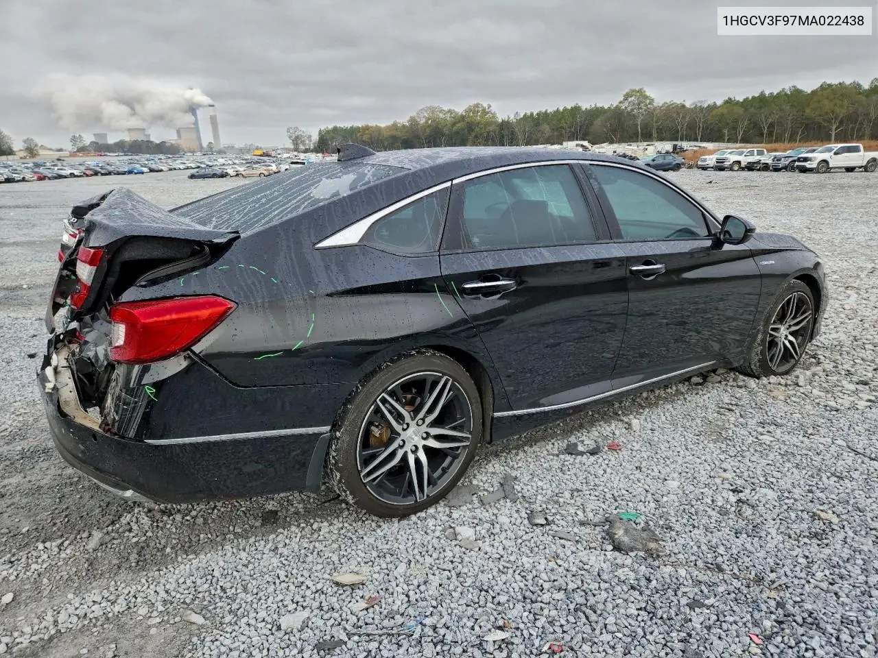 1HGCV3F97MA022438 2021 Honda Accord Touring Hybrid